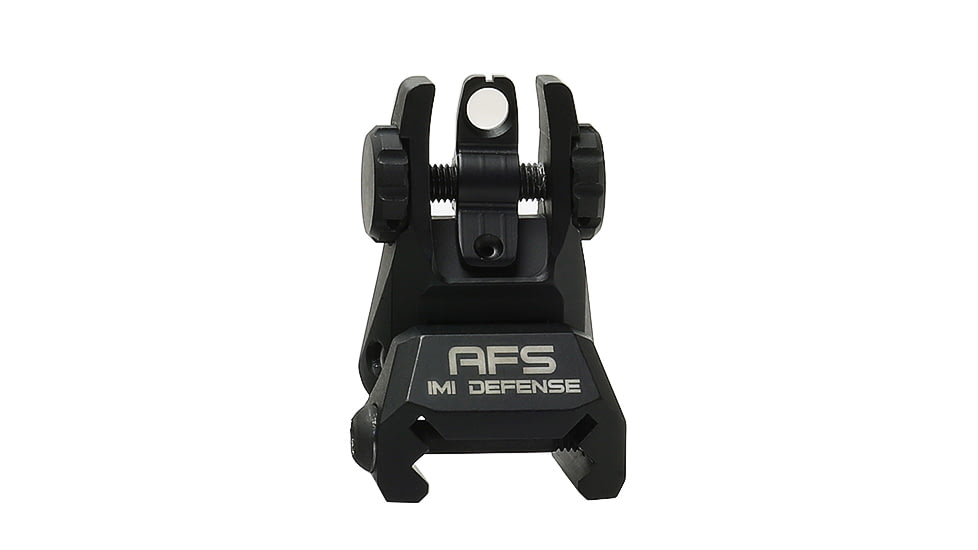IMI Defense AFS Rear Aluminum Flip Up Rifle Sight, Black, IMI-Z7030