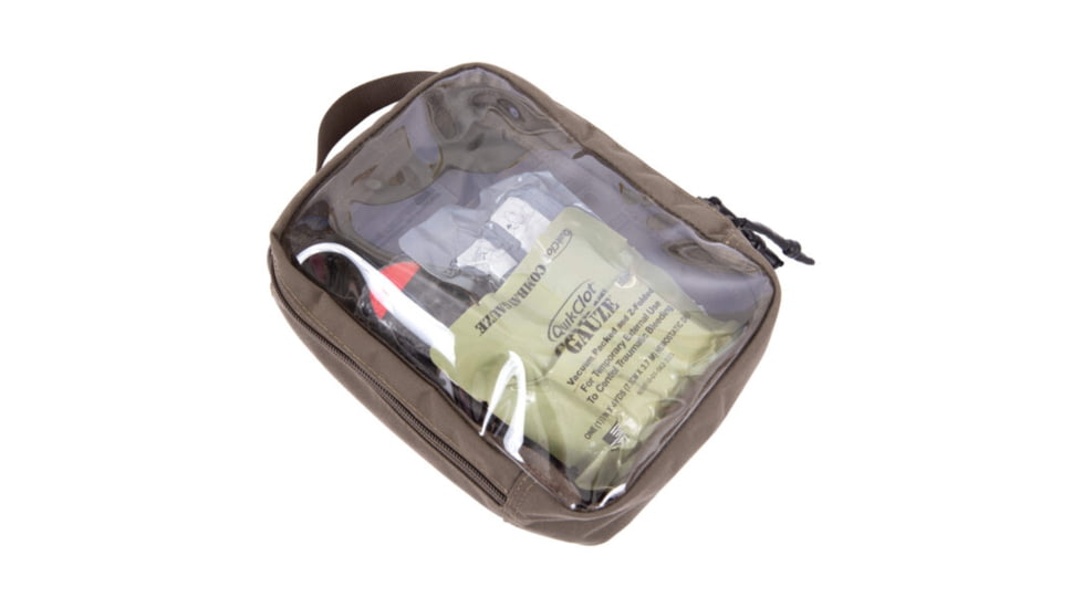 IMI Defense Fast Pouch, Olive Drab Green/Transparent, CFP-001
