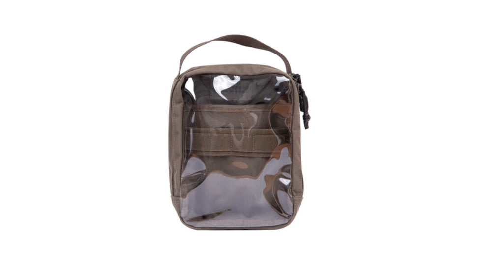 IMI Defense Fast Pouch, Olive Drab Green/Transparent, CFP-001