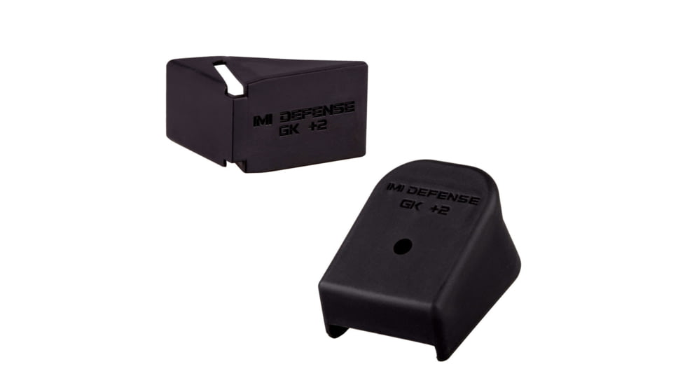 IMI Defense Glock 2-Round Magazine Extension, Black,IMI-GKPL2BLACK