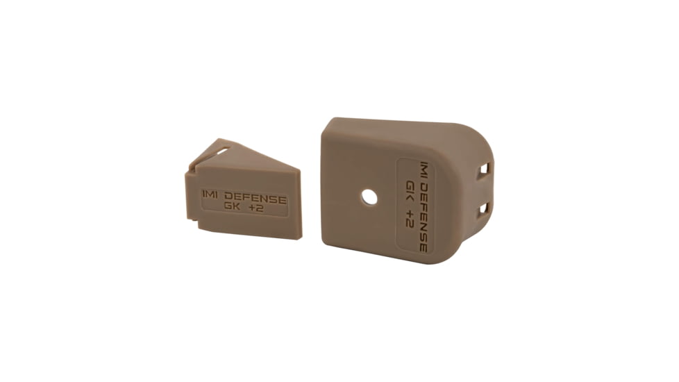 IMI Defense Glock 2-Round Magazine Extension, Flat Dark Earth,IMI-GKPL2FDE
