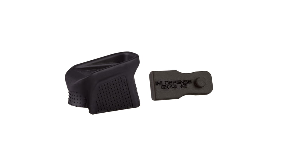 IMI Defense Glock 43 2-Round Magazine Extension, Black,IMI-G43P2BLACK