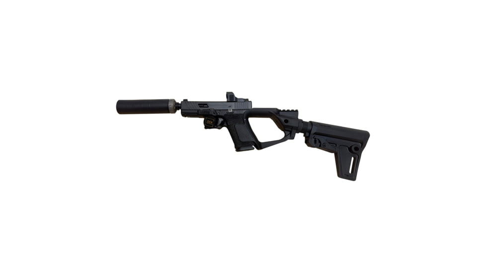 IMI Defense Katlan Glock 17, Glock 19 Carbine Conversion w/Tactical Brace, Black, KTL-B-19BLACK