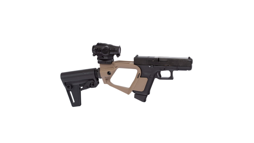 IMI Defense Katlan Glock 17, Glock 19 Carbine Conversion w/Tactical Brace, Black, KTL-B-19BLACK