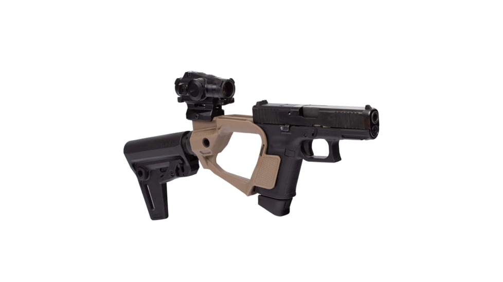 IMI Defense Katlan Glock 17, Glock 19 Carbine Conversion w/Tactical Brace, Black, KTL-B-19BLACK