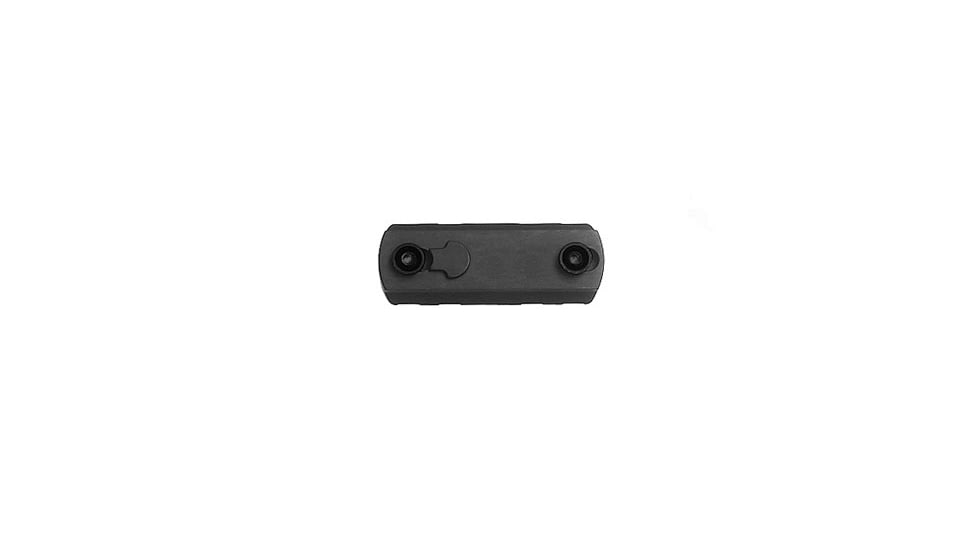 IMI Defense MLK Aluminum 5 Notch M-Lok Rail Section, Black, IMI-MLK05