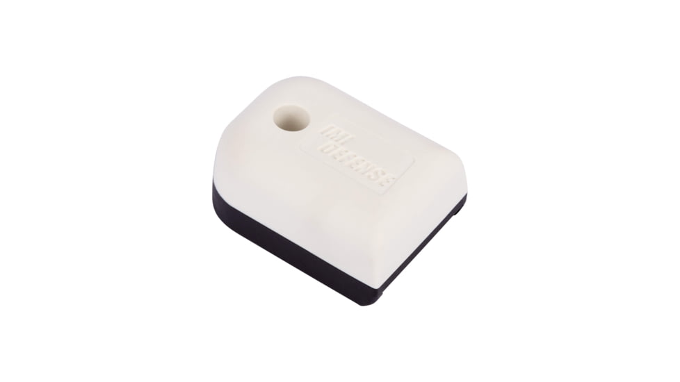 IMI Defense Glock 19X, Glock 26, Glock 19, Glock 17, Glock 28, Glock 22, Glock 27 Pistol Magazine Floorplate, White, IMI-PFP02WHITE