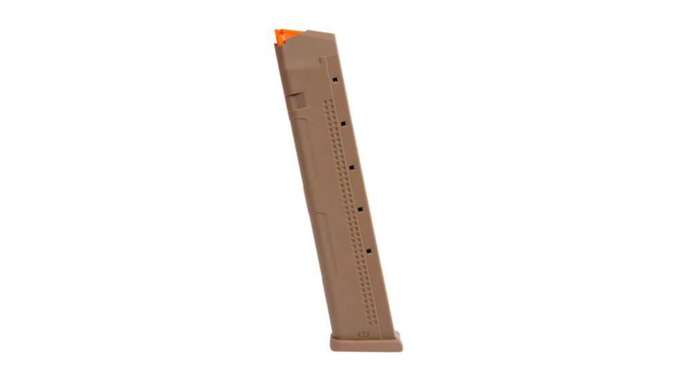 IMI Defense Polymer Glock 43X, Glock 48, 18 Round Pistol Magazine