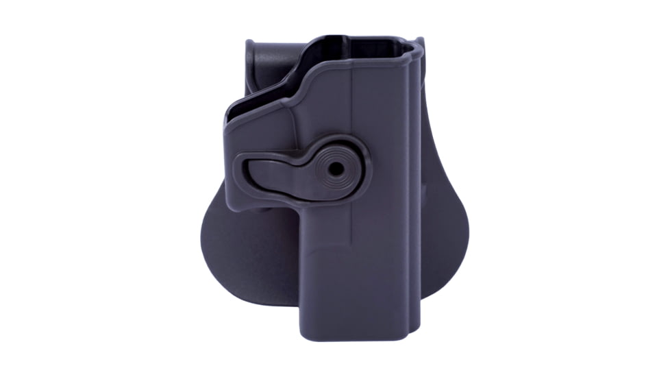 IMI Defense Polymer OWB Paddle Holster, Glock 19, Glock 19X, Glock 28, Glock 32, Glock 45, Glock 23, Black, Right, IMI-Z1020BLACK