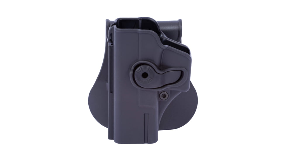 IMI Defense Polymer OWB Paddle Holster, Glock 19, Glock 19X, Glock 28, Glock 32, Glock 45, Glock 23, Black, Left, IMI-Z1020LHBLACK