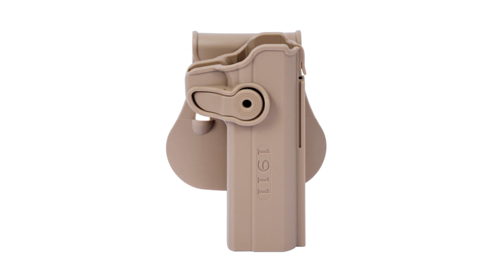 IMI Defense Polymer OWB Paddle Holster, 1911 5in, Flat Dark Earth, Right, IMI-Z1030FDE