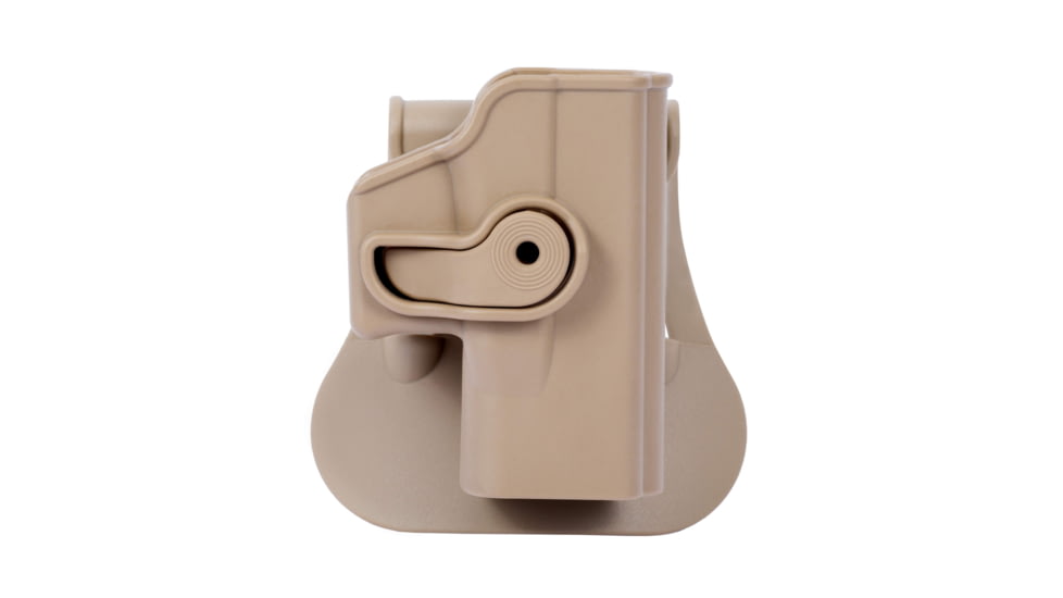 IMI Defense Polymer OWB Paddle Holster, Glock 23 Gen 4, Glock 26 Gen 5, Glock 27 Gen 4, Glock 28 Gen 4, Glock 33 Gen 4, Glock 36 Gen 4, Flat Dark Earth, Right, IMI-Z1040FDE