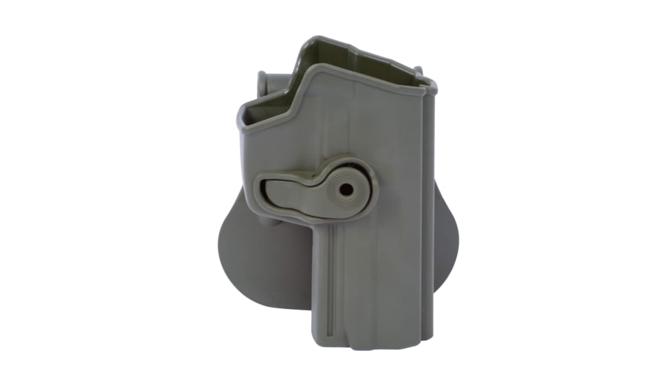 IMI Defense Polymer OWB Paddle Holster, Heckler &amp; Koch USP .40 S&amp;W, Heckler &amp; Koch USP 9mm Luger, Olive Drab Green, Right, IMI-Z1140 O.D. GREEN