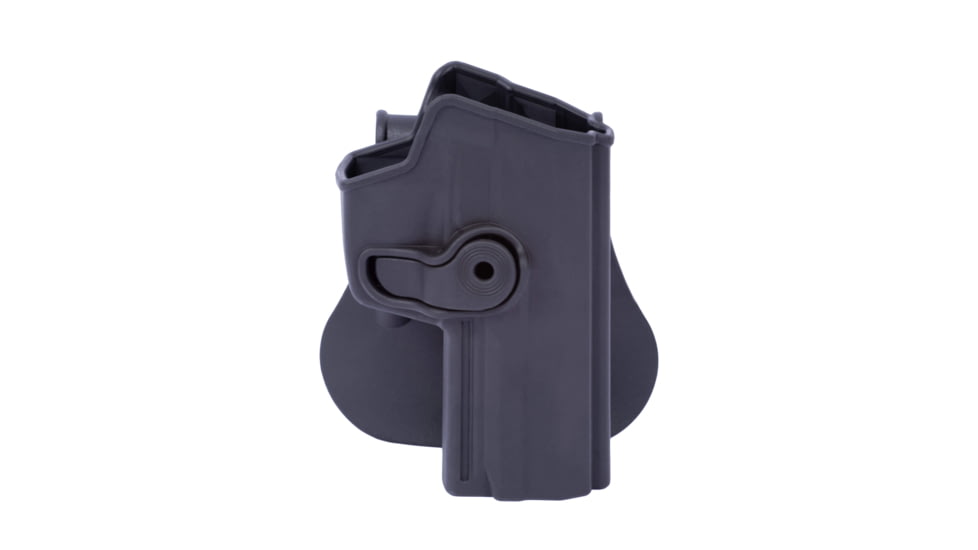 IMI Defense Polymer OWB Paddle Holster, Heckler &amp; Koch USP .40 S&amp;W, Heckler &amp; Koch USP 9mm Luger, Black, Right, IMI-Z1140BLACK