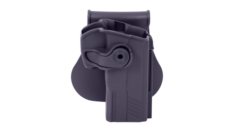 IMI Defense Polymer OWB Paddle Holster, Taurus G2c, Taurus PT24/7 Compact, Taurus PT24/7 Gen 2, Black, Right, IMI-Z1200BLACK