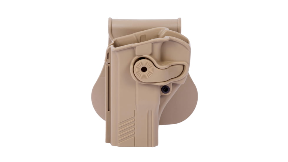 IMI Defense Polymer OWB Paddle Holster, Taurus G2c, Taurus PT24/7 Compact, Taurus PT24/7 Gen 2, Flat Dark Earth, Left, IMI-Z1200LHFDE