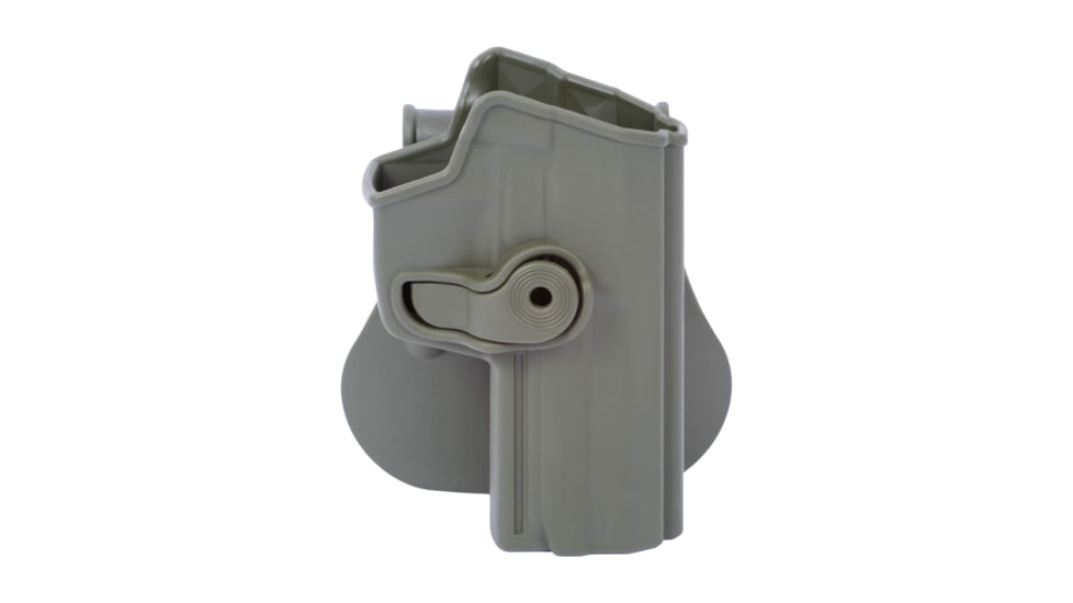 IMI Defense Polymer OWB Paddle Holster, Heckler &amp; Koch USP .45 ACP, Olive Drab Green, Right, IMI-Z1210 O.D. GREEN