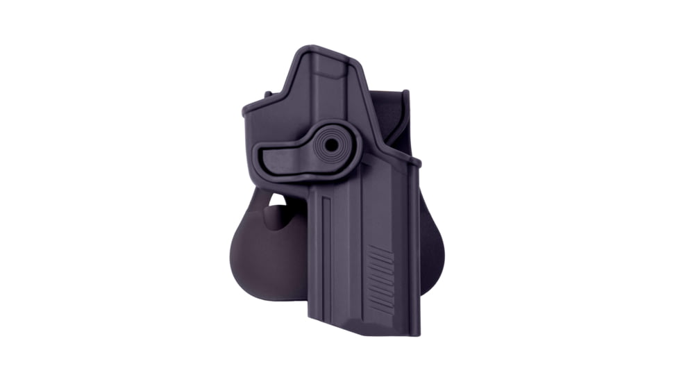IMI Defense Polymer OWB Paddle Holster, Heckler &amp; Koch USP .45 ACP, Heckler &amp; Koch USP Compact .45 ACP, Black, Right, IMI-Z1220BLACK