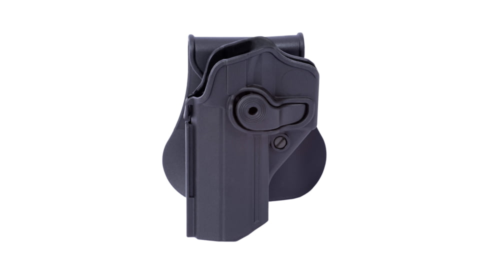 IMI Defense Polymer OWB Paddle Holster, IWI Jericho, Magnum Research Baby Eagle .40 S&amp;W, Magnum Research Baby Eagle 9mm, Black, Left, IMI-Z1270LHBLACK