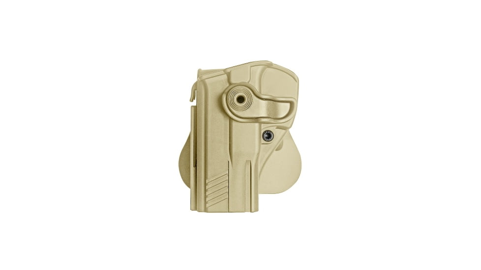 IMI Defense Polymer OWB Paddle Holster, Taurus PT800 Series, Flat Dark Earth, Left, IMI-Z1360LHFDE