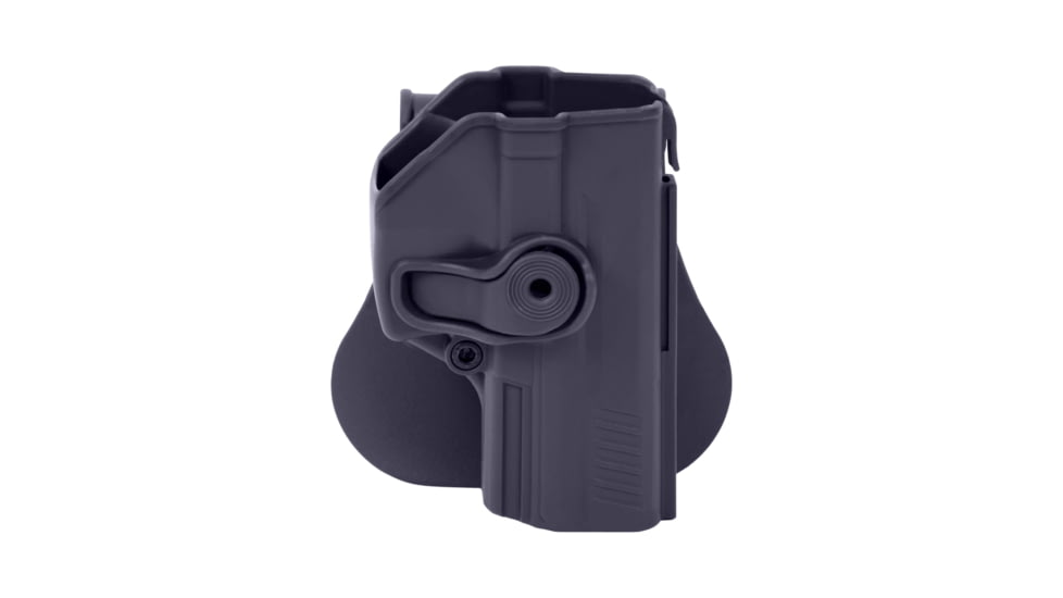 IMI Defense Polymer OWB Paddle Holster, Heckler &amp; Koch P2000, Heckler &amp; Koch P30, Black, Right, IMI-Z1380BLACK
