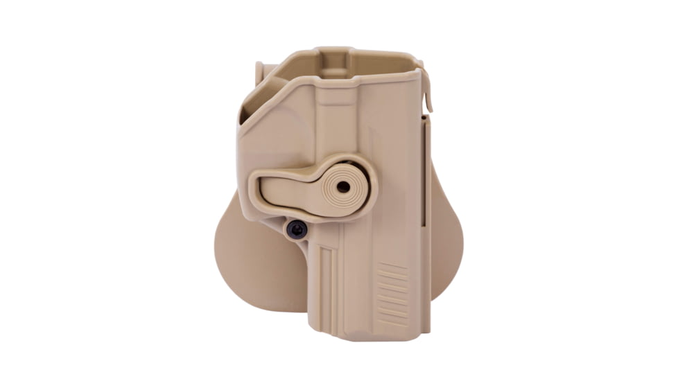 IMI Defense Polymer OWB Paddle Holster, Heckler &amp; Koch P2000, Heckler &amp; Koch P30, Flat Dark Earth, Right, IMI-Z1380FDE