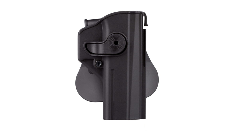 IMI Defense Polymer OWB Paddle Holster, CZ P-09, CZ Shadow 2, Black, Right, IMI-Z1450BLACK