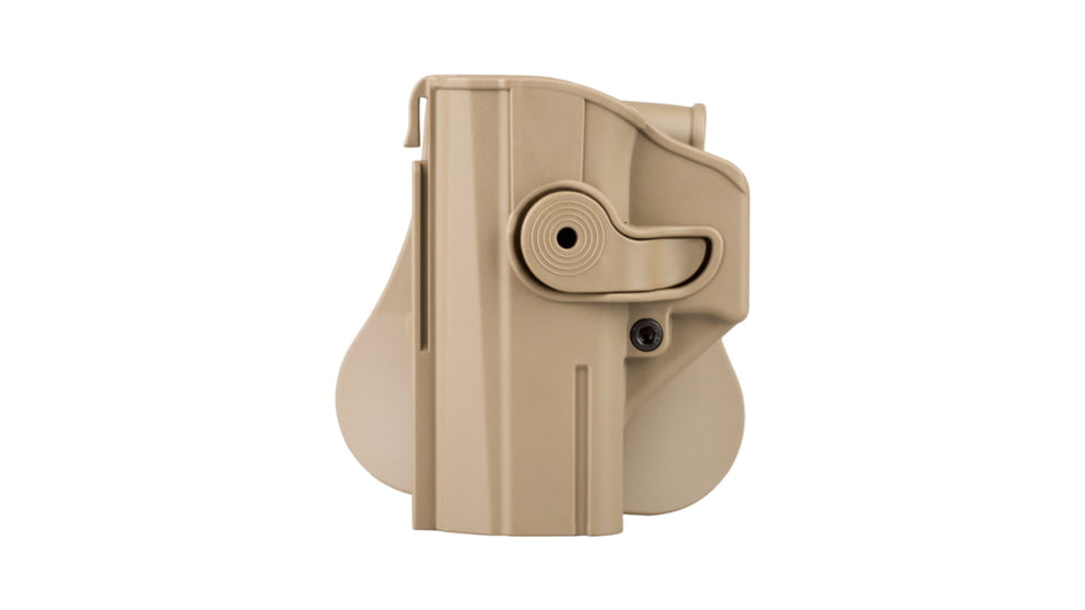 IMI Defense Polymer OWB Paddle Holster, CZ P-07, Flat Dark Earth, Left, IMI-Z1460LHFDE