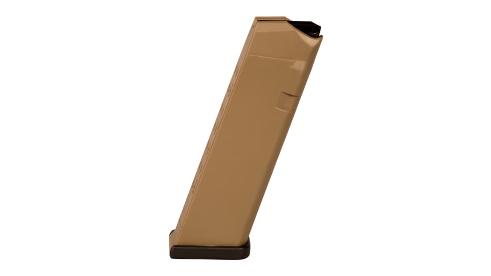 IMI Defense Polymer Glock 17, Glock 18, Glock 19, Glock 19x, Glock 26, Glock 34, Glock 45, Glock 47, 9mm Luger, 17 Round Pistol Magazine, Flat Dark Earth, IMI-ZMG17RF.D.E