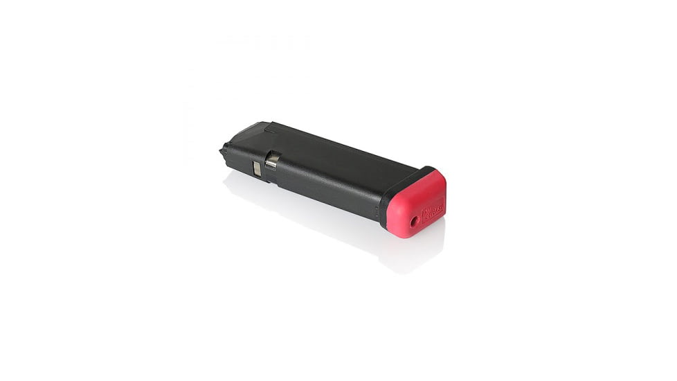 IMI Defense Glock 19X, Glock 26, Glock 19, Glock 17, Glock 28, Glock 22, Glock 27 Pistol Magazine Floorplate, Red, IMI-PFP02RED