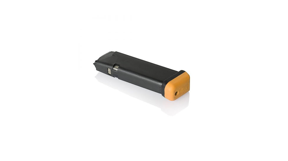 IMI Defense Glock 19X, Glock 26, Glock 19, Glock 17, Glock 28, Glock 22, Glock 27 Pistol Magazine Floorplate, Yellow, IMI-PFP02YELLOW