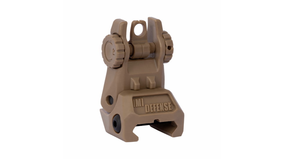IMI Defense TRS Rear Polymer Flip Up Rifle Sight, Flat Dark Earth, IMI-Z7010FDE
