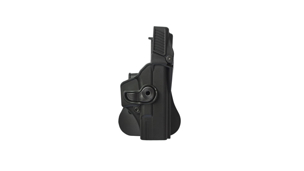 IMI Defense Level 3 Polymer OWB Paddle Holster, Glock 19/19X/32/45, Glock 23, Black, IMI-Z1400BLACK