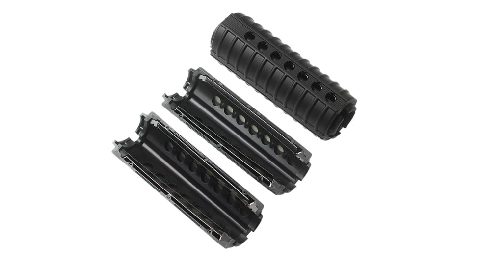 IMI Defense M4 Double Heat Shield Polymer Hanguard, Black, IMI-ZPG01-BLK