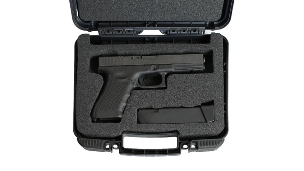 IMI Defense Medium Pistol Case, 10.63 x 9.44 x 2.75, Black, 97290