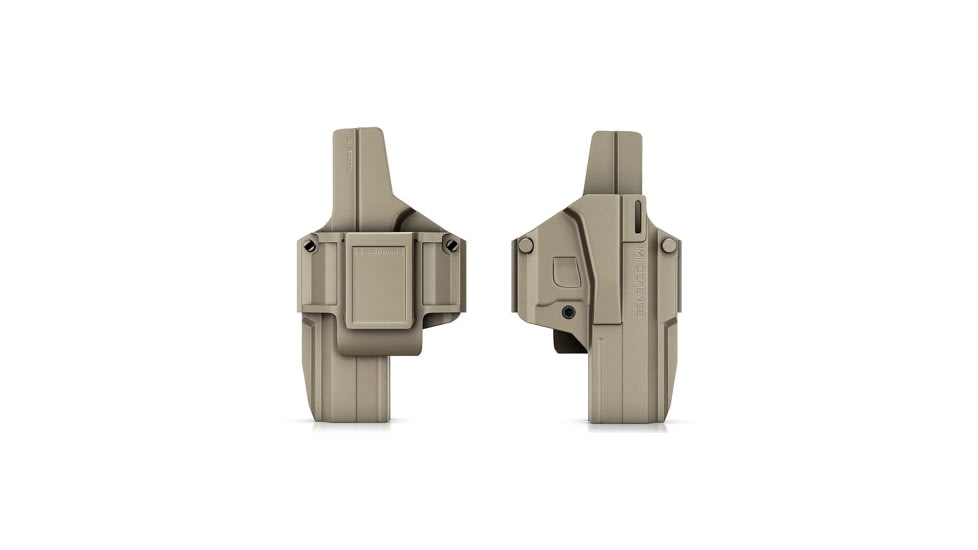 IMI Defense Morf-X3 Polymer OWB Paddle Holster, Glock 17,18, 22, FDE, IMI-Z8017FDE