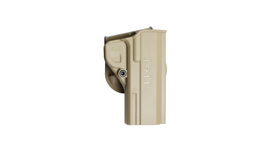 IMI Defense One Piece OWB Paddle Polymer Holster, 1911 .45 ACP Commander Pistols, FDE, IMI-Z8070FDE