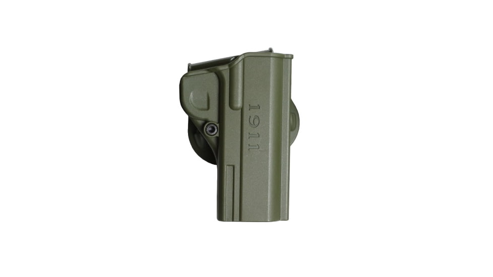 IMI Defense One Piece OWB Paddle Polymer Holster, 1911 .45 ACP Commander Pistols, O.D. Green, IMI-Z8070O.D. GREEN