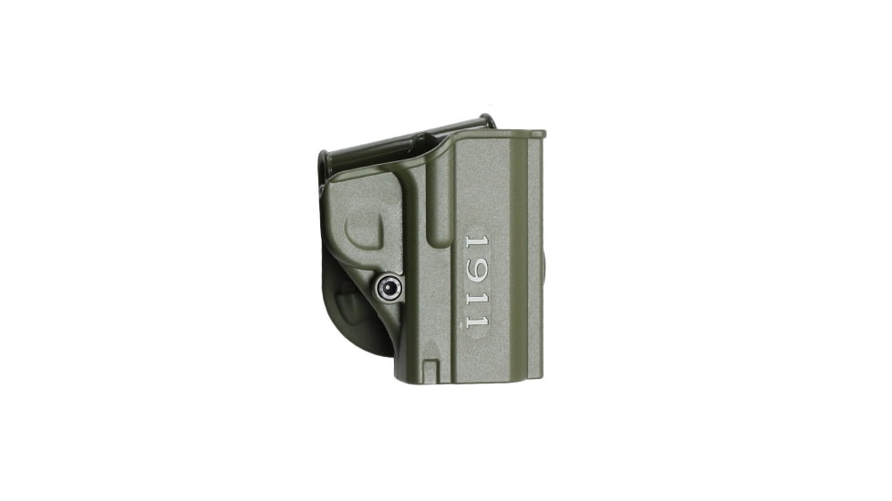 IMI Defense One Piece OWB Paddle Polymer Holster, 1911 .45 ACP Officer'S Pistols, O.D. Green, IMI-Z8080O.D. GREEN