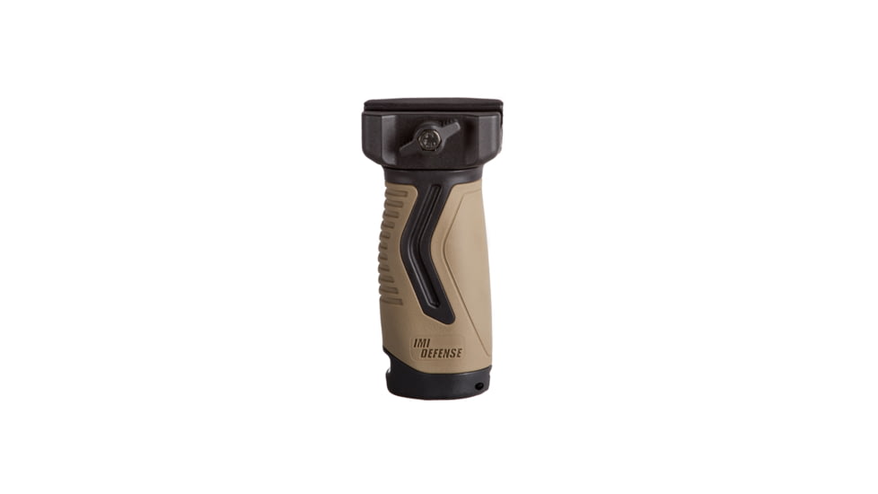 IMI Defense OVG Overmolding Vertical Grip, Black/FDE, IMI-ZG105BLACK/FDE