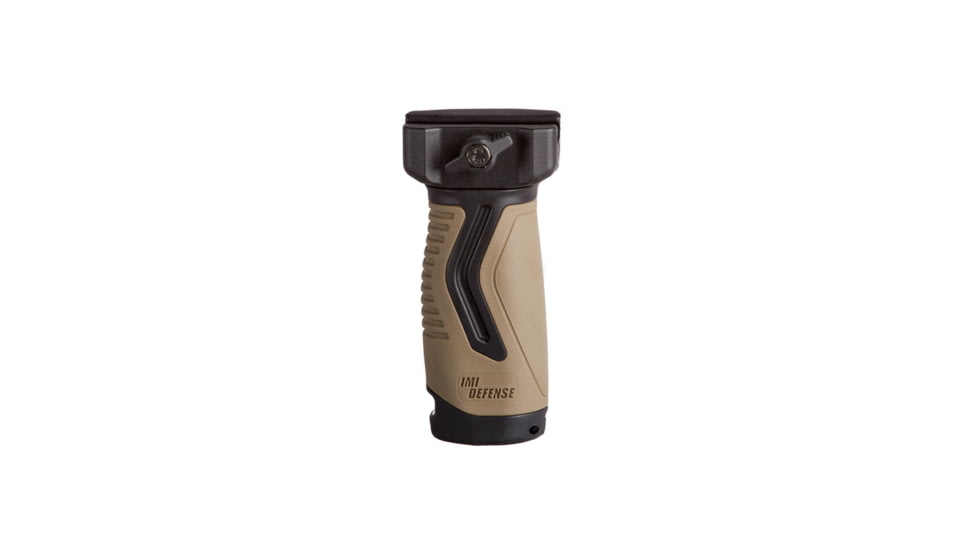IMI Defense OVG Overmolding Vertical Grip, FDE/Black, IMI-ZG105FDE/BLACK