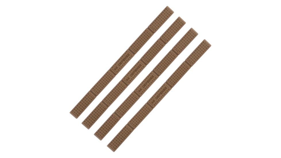 IMI Defense Polymer Key-Mod Rail Cover - Set Of 4, FDE, IMI-ZKRCFDE