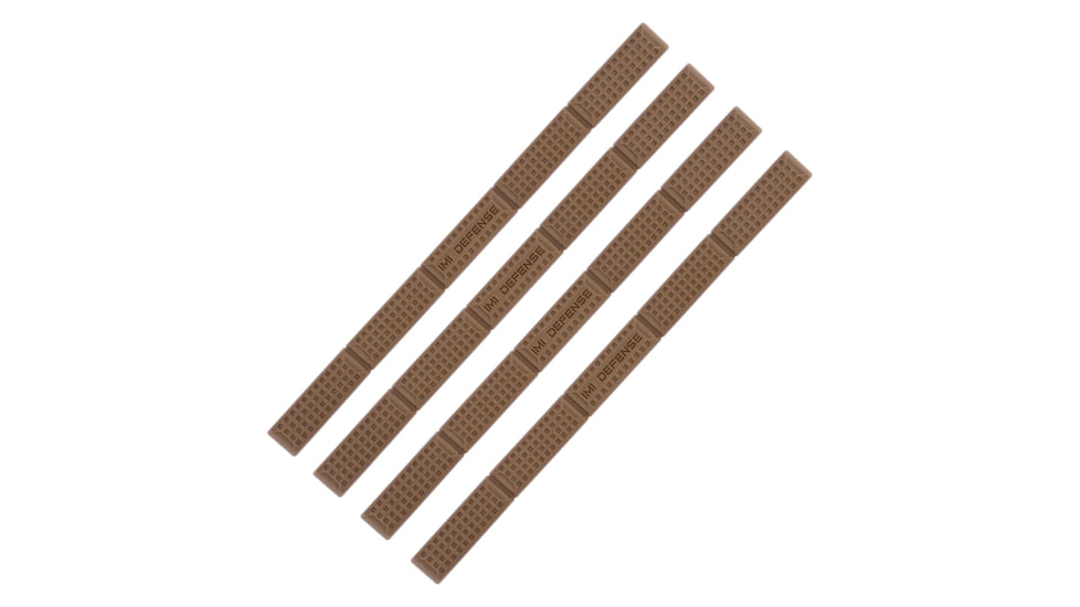 IMI Defense Polymer M-LOK Rail Cover - Pack of 4, Flat Dark Earth, IMI-ZMRCFDE