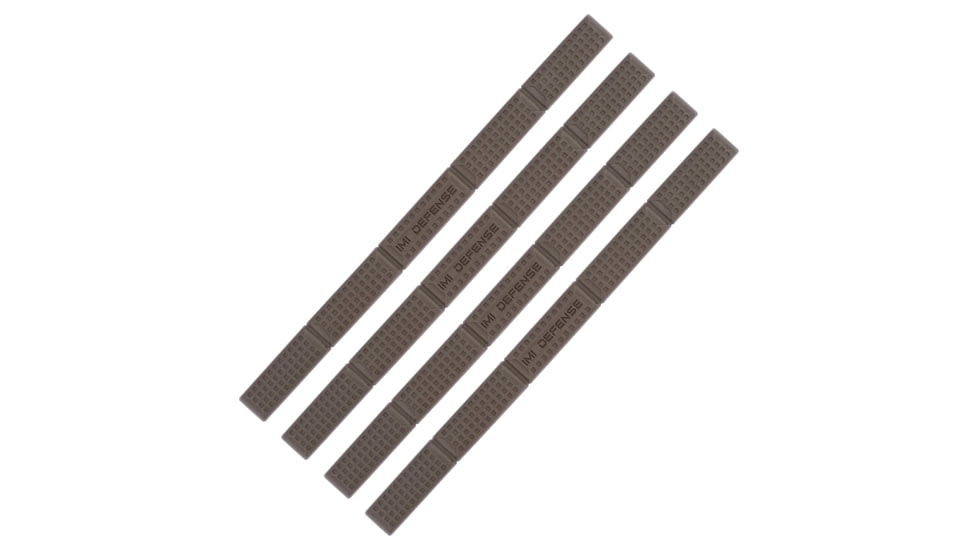 IMI Defense Polymer M-LOK Rail Cover - Pack of 4, Olive Drab Green, IMI-ZMRCO.D. GREEN