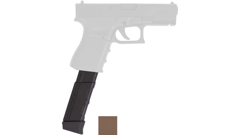 IMI Defense Polymer Pistol Magazine for Glock 17/18/19/19x/26/34 &amp; 45, 31 + 2 Rounds, FDE, IMI-ZMG33RFDE