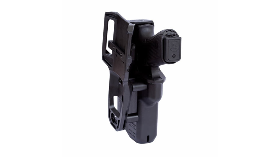 IMI Defense RDL3 Mid Ride Level 3 Polymer OWB Belt Holster, Glock 17/19/19x/25/28/31/32/45/47 Gen 3-5/22/23 Gen 1-4, Right Hand, Matte, Black, IMI-RDL3-BLK