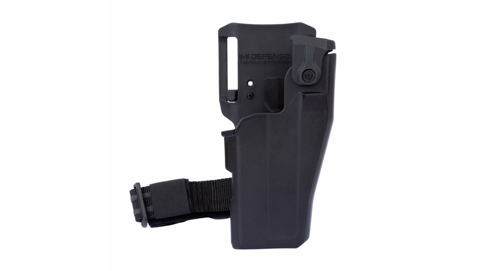 IMI Defense RDL3 Mid Ride Level 3 Polymer OWB Belt Holster, Glock 17/19/19x/25/28/31/32/45/47 Gen 3-5/22/23 Gen 1-4, Right Hand, Matte, Black, IMI-RDL3-BLK