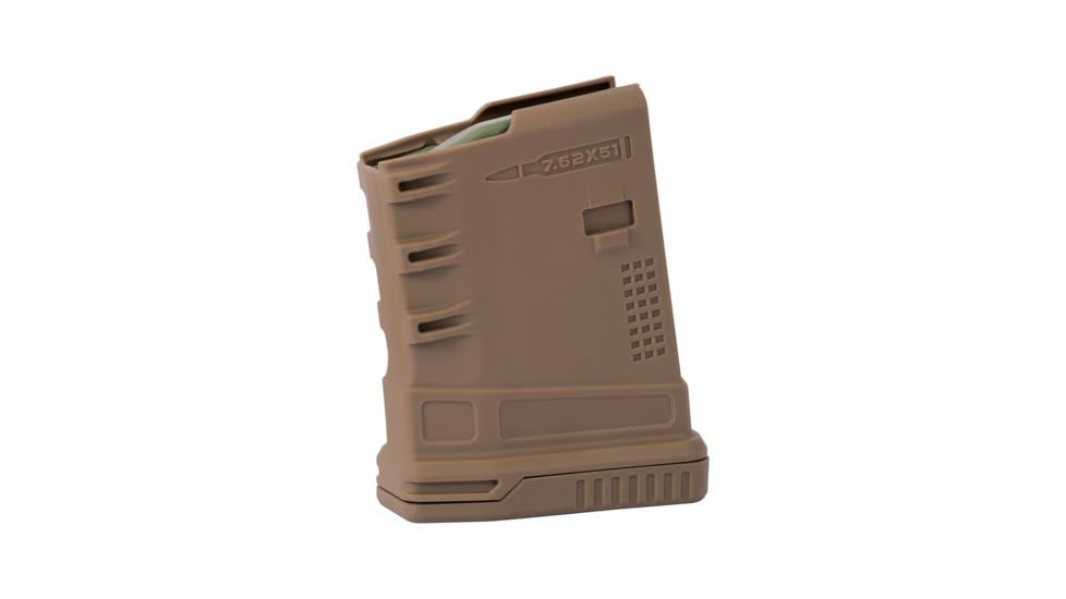 IMI Defense Rifle Magazine, G2 7.6251, Limited To 3, 10 Rounds, FDE, IMI-ZMG7.3FDE-10RD