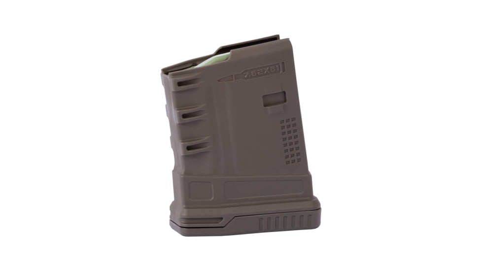 IMI Defense Rifle Magazine, G2 7.6251, Limited To 3, 10 Rounds, O.D. Green, IMI-ZMG7.3O.D. GREEN-10RD
