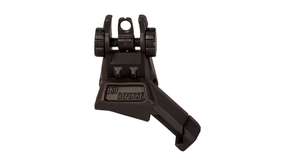 IMI Defense TRS Polymer Rear Flip Up Sight 45 Degrees Offset, Black, IMI-Z7245BLACK